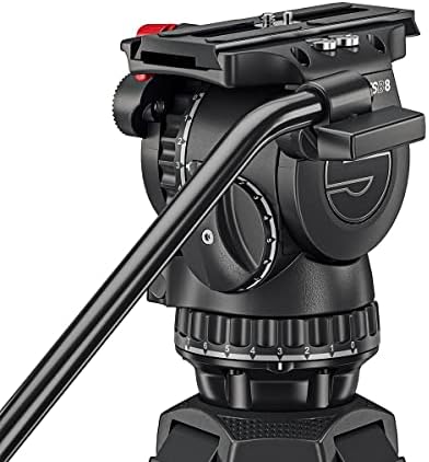 SACHTLER S2069-0001 FSB 8 MK II Cabeça de fluido com placa de câmera e barra de pan