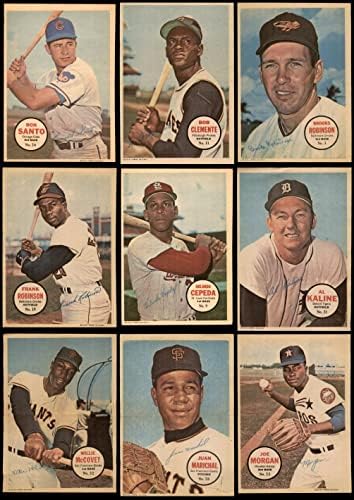 1967 Topps Pin-ups beisebol próximo ao conjunto completo Ex+