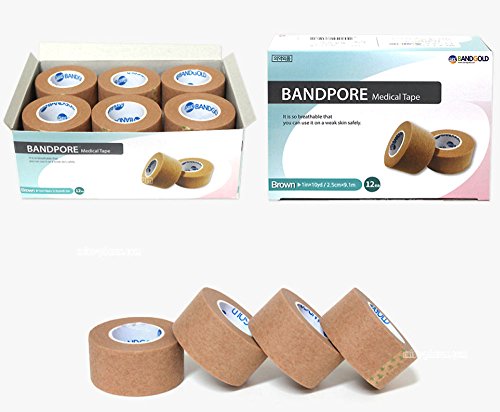 Bandpore Micropore Medical Paper Tape Roll - 1 x 10yds