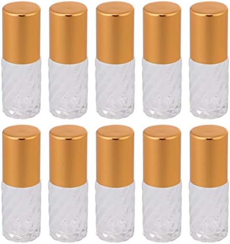 ALREMO XINGHUANG - 10pcs vazios de garrafas de perfume de reabastecimento garrafas de óleo essencial Rollo de vidro em garrafas