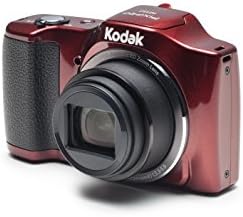 Câmera digital de 16MP de Kodak Pixpro Friendly Zoom FZ152-RD 16MP com zoom óptico de 15x e 3 LCD