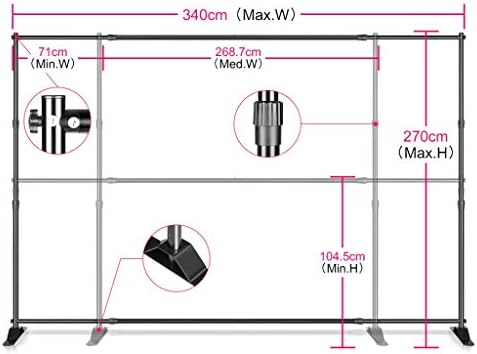 WSSBK Double-CrossBar Backdrop Background Stand Frame Support System para fotografia Photo Studio Video Muslin Green