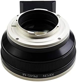 Adaptador óptico do redutor focal de kipon para usar lente de montagem pentax 645 no rangefinder Live View Leica M Typ 240 Câmera