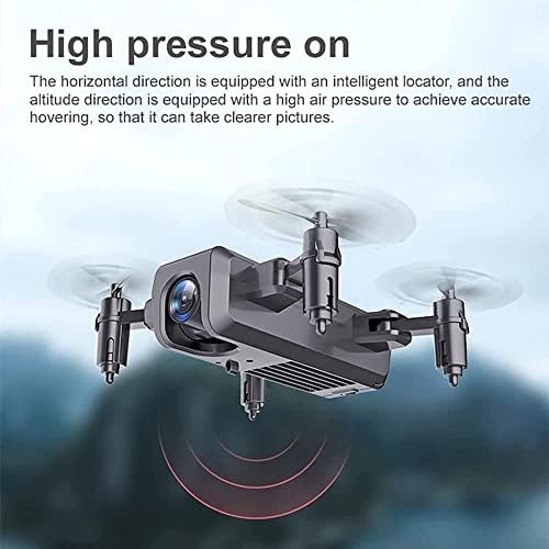 Drone Qaqqvq com câmera HD 4K para iniciantes, drone dobrável, modo de retenção de altitude, uma chave decolagem/aterrissagem, 3D Flips 2 Baterias, Controle de Aplicativo, Toy Fácil para Crianças e Adultos