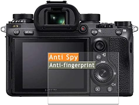 Protetor de tela de privacidade VAXSON, compatível com Sony α9 ILCE-9 A9 Anti-Spy Film Protectors Stick [não temperado]