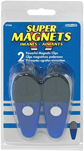 Magnetics mestre 07506 Clipes magnéticos grandes azul