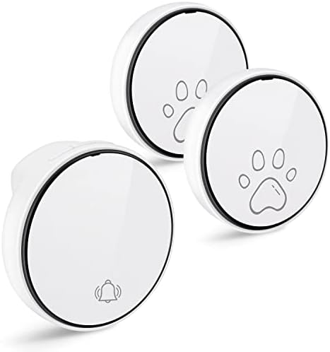 Sino de porta de cachorro sem fio smart comsmart, campainha de cachorrinho para a comunicação de treinamento para pet punty, vá