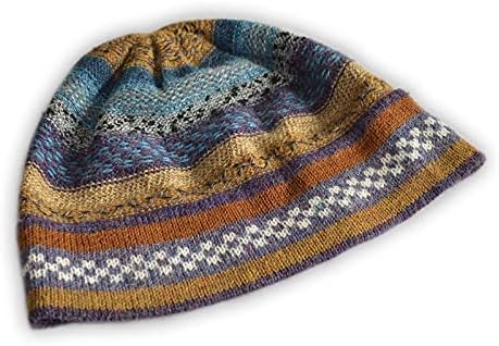 Invisível World Women Feminino Alpaca Wool Hat Knit Unisex Beanie Winter Carmen