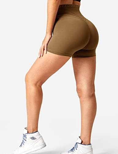 Yeoreo Grace Workout Shorts para Women Butt Lifting High Wisty Control Control Gym Yoga Biker Shorts