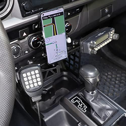 Tongsheng Car Central Control Multifunction Expanda suporte de telefone celular/base + suporte do Walkie Talkie para