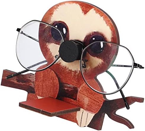 Vtosen copos de madeira portador exclusivo belo design óculos de design exibir suporte de animal em forma de animal Presente de decoração
