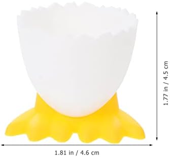 Desktop Decor Egg Holding Cup Stand Dolder: Ovo cozido Bandejas de galinha Display de ovo de ovo 10pcs Hen Hen Storage