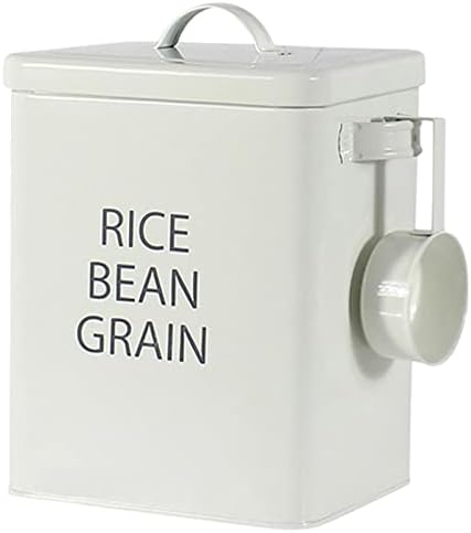 Ｋｌｋｃｍｓ Tampa de balde de armazenamento para organizador de lavagem de arroz de grãos, branco