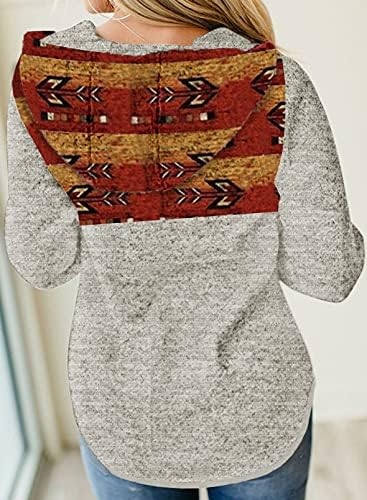 Dokotoo feminino 2023 Inverno de outono de outono colar de tração costura moletons de moletons com capuz