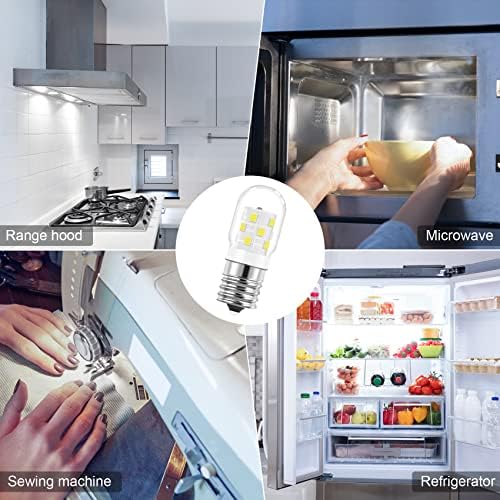 E17 LED sob microondas sobre o fogão Lâmpada 110-130V 3W Appliance 8206232A 40W equivalente incandescente, lâmpada de base