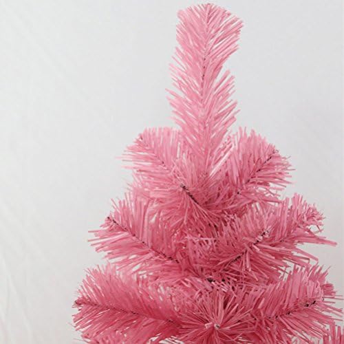 Ornamento de Natal AMOSFUN 60 cm Árvore de Natal Artificial com base de suporte de plástico para a decoration de festa em casa