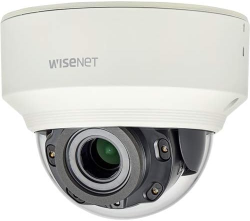 Hanwha Techwin XND-L6080RV XSERIES 2MP IR WDR POE Network Dome Câmera com lente varifocal de 3,1 ~ 10 mm, conexão RJ45.