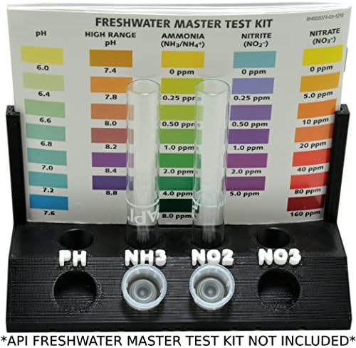 Aquameta Test Tube Solter e Secying Rack, para API Fresh Water Master Test Kit
