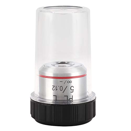 Presente do dia das mães Lente objetiva 5x, lente objetiva KP-5X 26,1 mm para microscópio metalúrgico