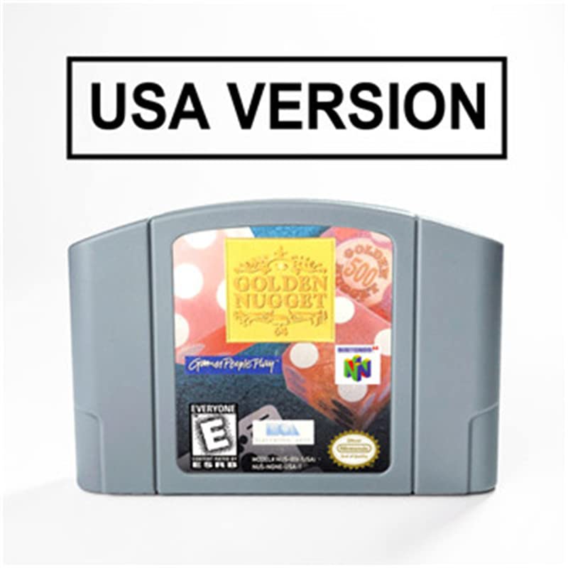 Golden Nugget 64 para cartucho de jogo de 64 bits EUA versão NTSC Format