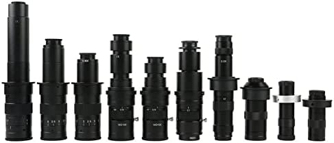 Acessórios para microscópio 100x 130x 180x 200x 300x 360x 500x zoom c lente de montagem para videocópia de vídeo da indústria consumíveis de laboratório de câmera
