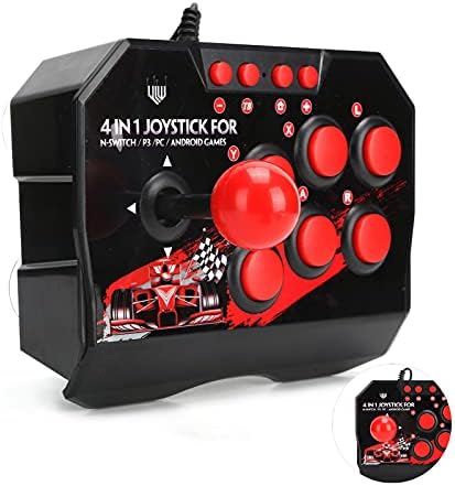 DIY Arcade Stick Acessórios Joystick para jogos de PC Fight Sticks P Ms Pac Man Game Controller USB PS5 4 em 1 Switch Saitek Controle
