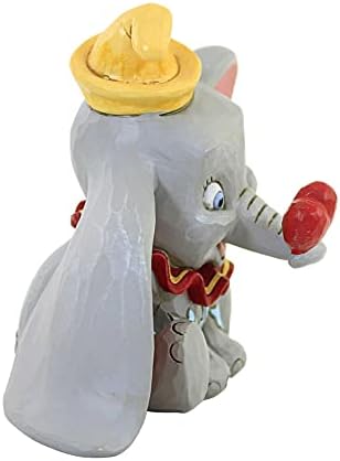 Enesco Disney Traditions Dumbo com coração, estatueta, 4,75in h