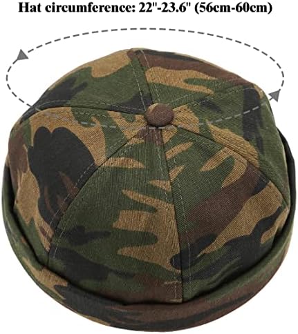 Chapéus de glamourstar cúpula abastecida para homens homens marinheiro Docker Beanie Cap Hip Hop Chapéus