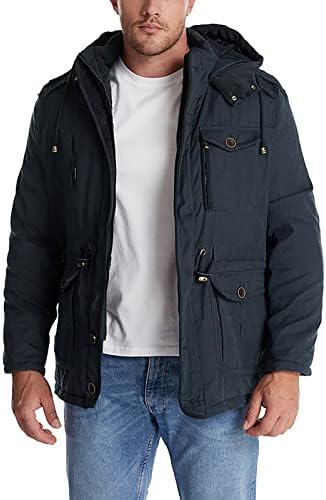Jaqueta de couro ADSSDQ para homens, Trendy saindo de inverno plus size casaco masculino de manga comprida no meio da jaqueta à prova de vento