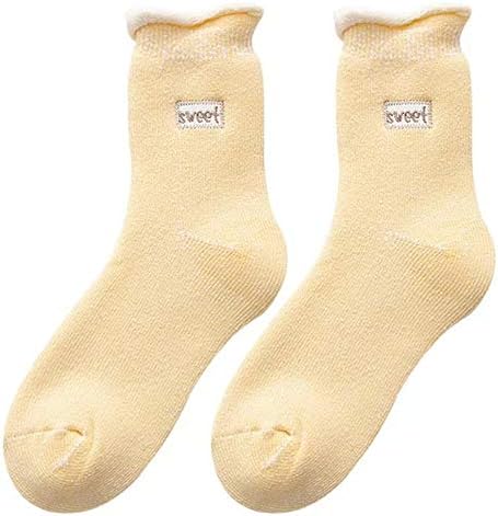 3 pares de meias, meninas quentes espessos de meias aquecidas isoladas pesadas para o inverno,
