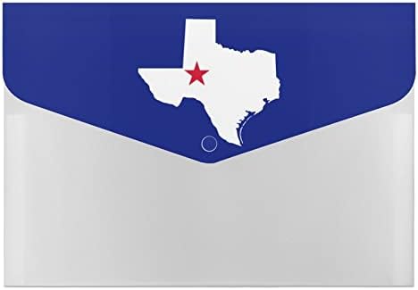 Pasta de arquivos da bandeira do mapa de 6 pontos do Texas