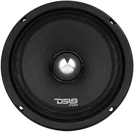 DS18 PRO-FR6NEO 6.5 Alto-alê de carros Completo com bala de alumínio prateado 450 watts max 225 watts rms 4-ohms grill