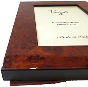 TIZO 8 x 10 marrom de madeira, fabricado na Itália