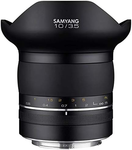 Samyang SP Special Performance 10mm f/3.5 Ultra -Wide Angle Lens para Montagem da Canon EF