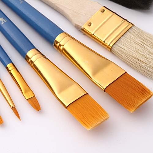 Uxzdx cujux 25pcs pincel multifuncional conjunto de pincel de nylon pintando pincel de óleo acrílico pincel aquarela suprimentos de arte de caneta para aluno