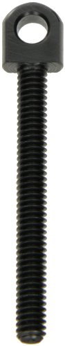 TE-CON 43007 Black Oxide 12L14 PARAFUSO DE LACK DE AÇO, 1/2 -13 TPI, 1-3/4 Comprimento da linha, 3-5/8 Comprimento total