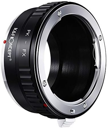 Adaptador de montagem de lentes conceituais K&F Lente Pentax PK para Fuji FX Adaptador de câmera de montagem se encaixa x-pro1 x-e1 x-m1