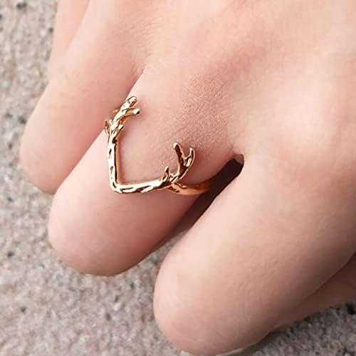 Dedo de natal anéis de natalring garota moda simples girl fofa de cobre material anjo de animal ornamentos anel de natal