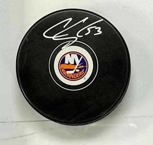 Casey Czikas assinou fãs de display de disposição emoldurados personalizados - Pucks autografados da NHL