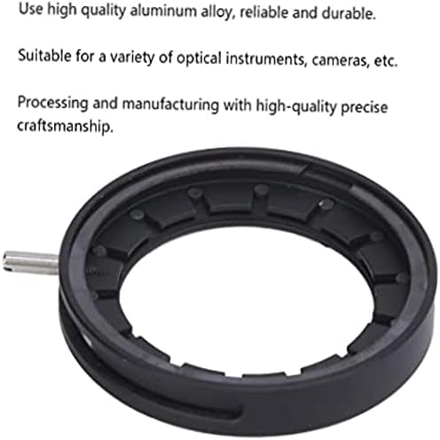 Câmera ajustável e controle de abertura do microscópio com adaptador de lente-diafragma de íris óptica de 1,5-25 mm e abertura da lente da câmera