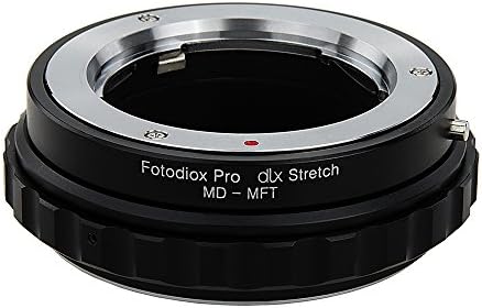 Fotodiox DLX Lente de montagem Adaptador de montagem - Minolta Rokkor SLR lente para micro quatro terços Montar o corpo da câmera sem espelho com macro focando filtros helicóides e magnéticos