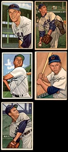 1952 A equipe do Bowman Chicago Cubs definiu o Chicago Cubs VG+ Cubs