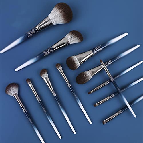 Trexd 12pcs Professional Synthetic Makeup Brush Set com ferramenta de armazenamento de pincel