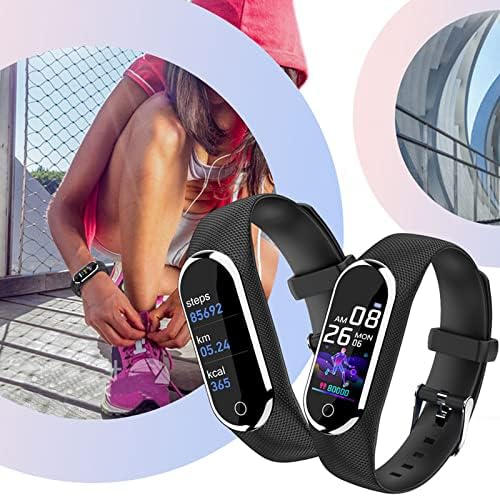 Pulseira inteligente Bluetooth, função de detecção de saúde, lembrete de mensagens de chamada, monitoramento de fitness esportivo,
