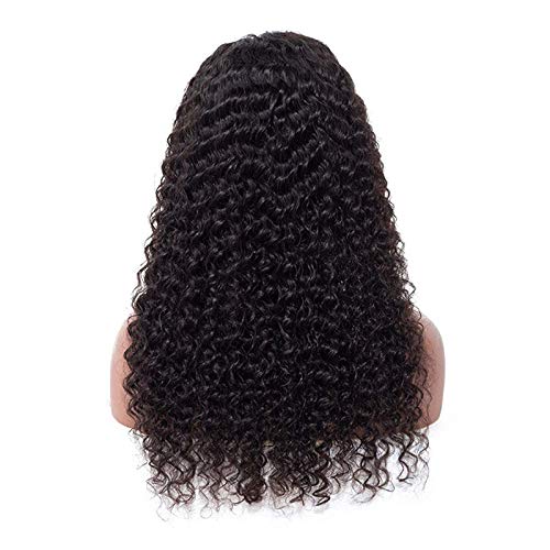 Bly Human Human Lace Front Wig Deep Wave Deep 4x4 Fechamento de renda HD perucas transparentes para mulheres 180%