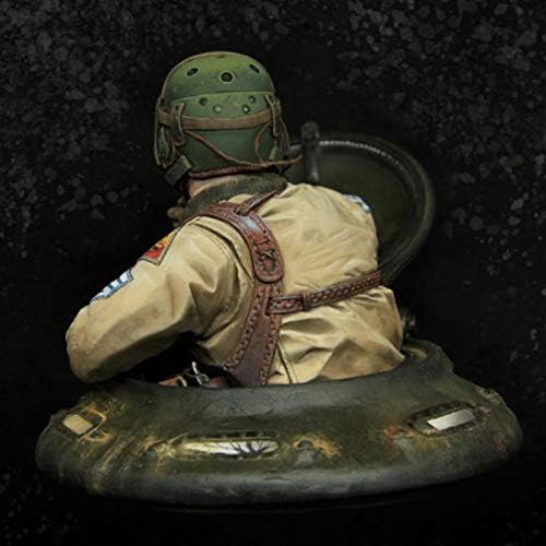 GL-HOME 1/9 Segunda Guerra Mundial American Tank Soldier Resina Figura Busta Militar War tema não pintado kit não montado 50796r