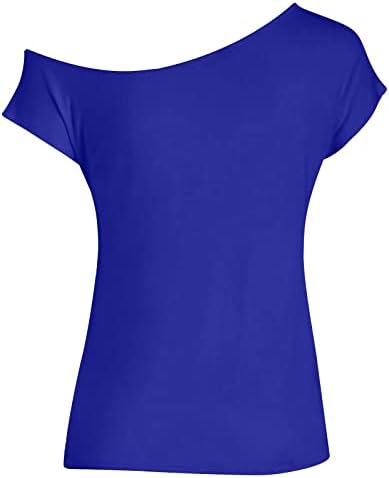 Camisetas nokmopo t para mulheres gráficas engraçadas de verão casual moda de cor sólida color