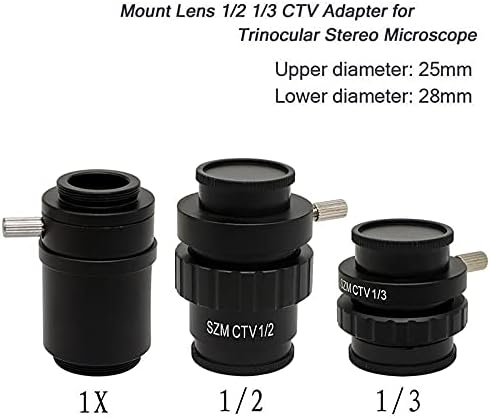 Acessórios para microscópio para adultos crianças 0,5x 0,35x 1x Adaptador de montagem C Accessores de substituição de