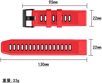 EEOMOIK QuickFit WatchBand 26 22mm Strap para Garmin Fenix ​​7 7x Watch EasyFit Pulset para Garmin Fenix ​​6 6x 5x 5 3hr Forerunner