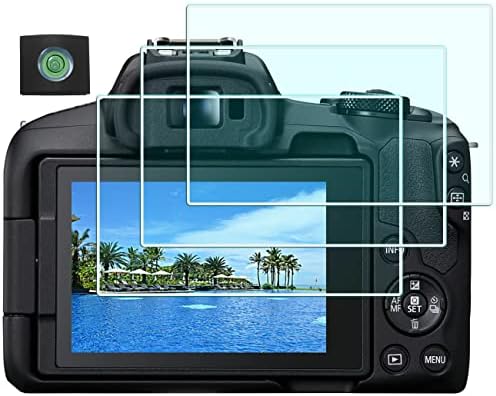 Protetor de tela EOS R50 Huipuxiang para câmera Canon EOSR50, 0,3mm de alta definição de alta definição 9H Dúza óptica LCD Premium Glass Protective Tampa [3+1 pacote]